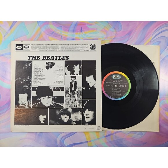 The Beatles - Rubber Soul (Record, 1966) Scranton Pressing VG ST 2442 - Picture 2 of 2